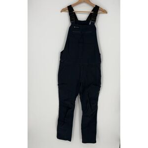 Forever 21 Blue Flannel Lined Overalls